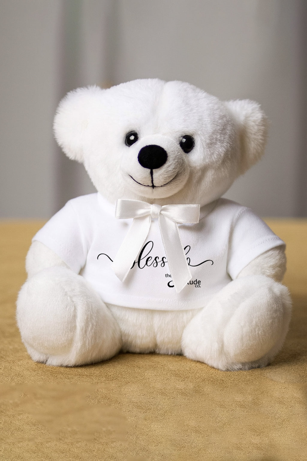 “Blessed Bear” – The Grateful White Teddy